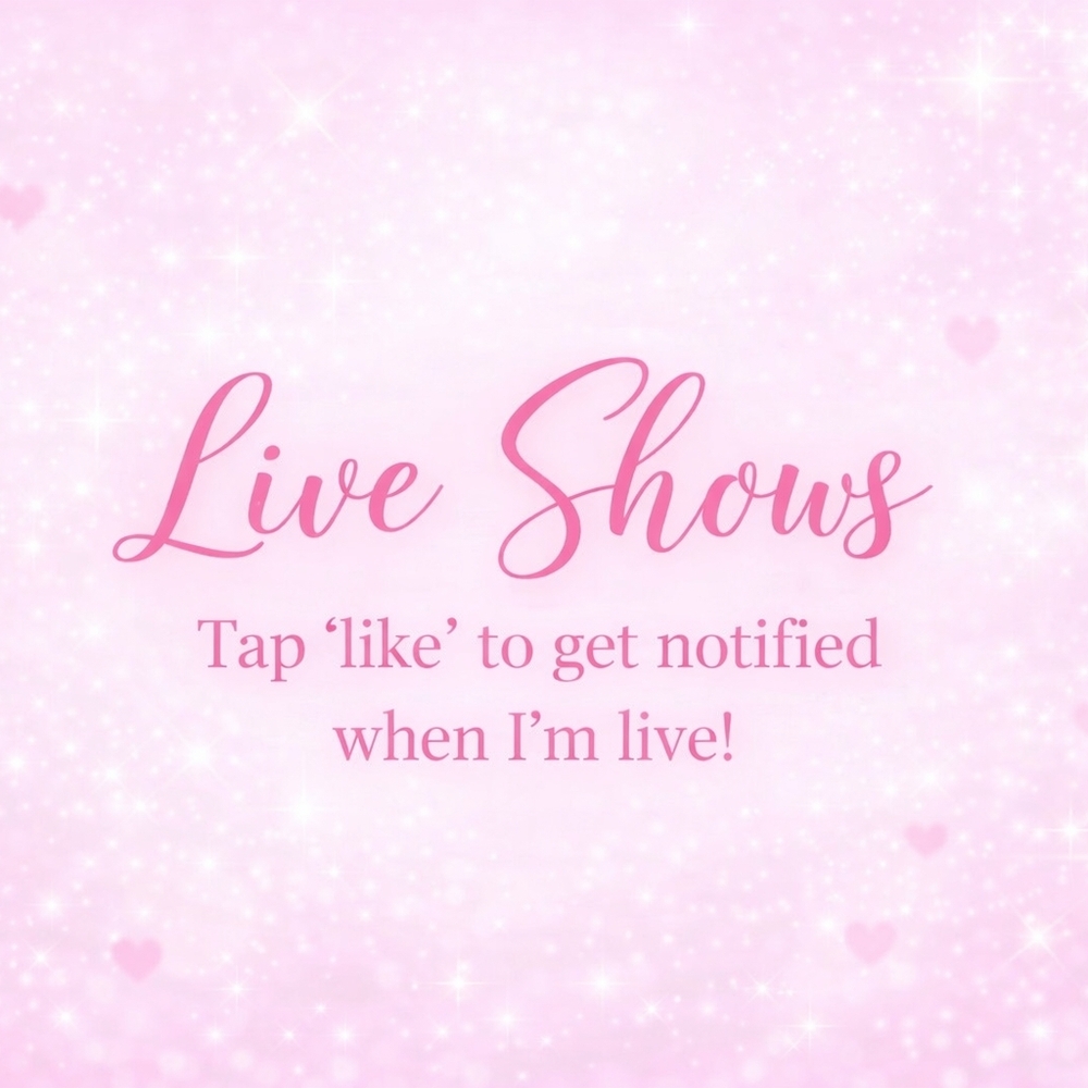 Live Shows! Like To Be Notifed For Shows!!